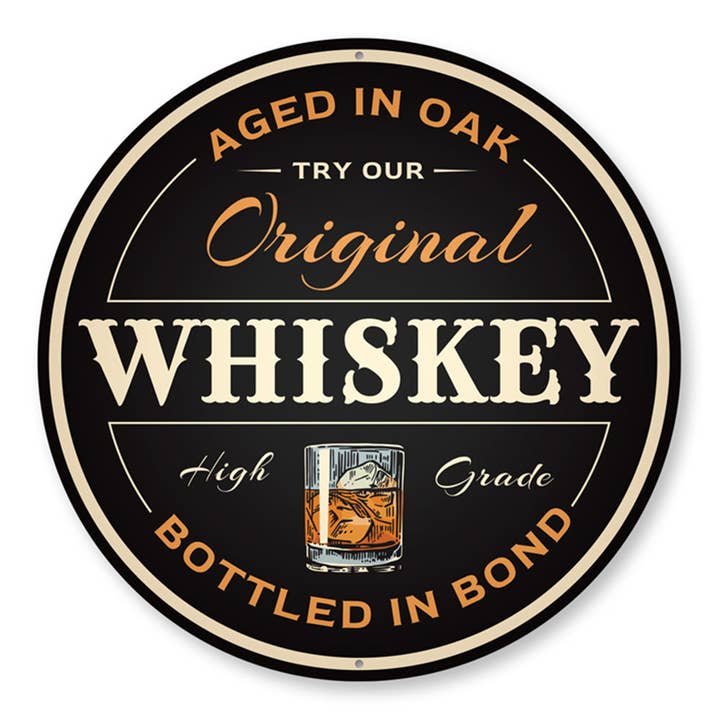 Original Whiskey Bar Sign for wholesale by Lizton Sign Shop, Inc
