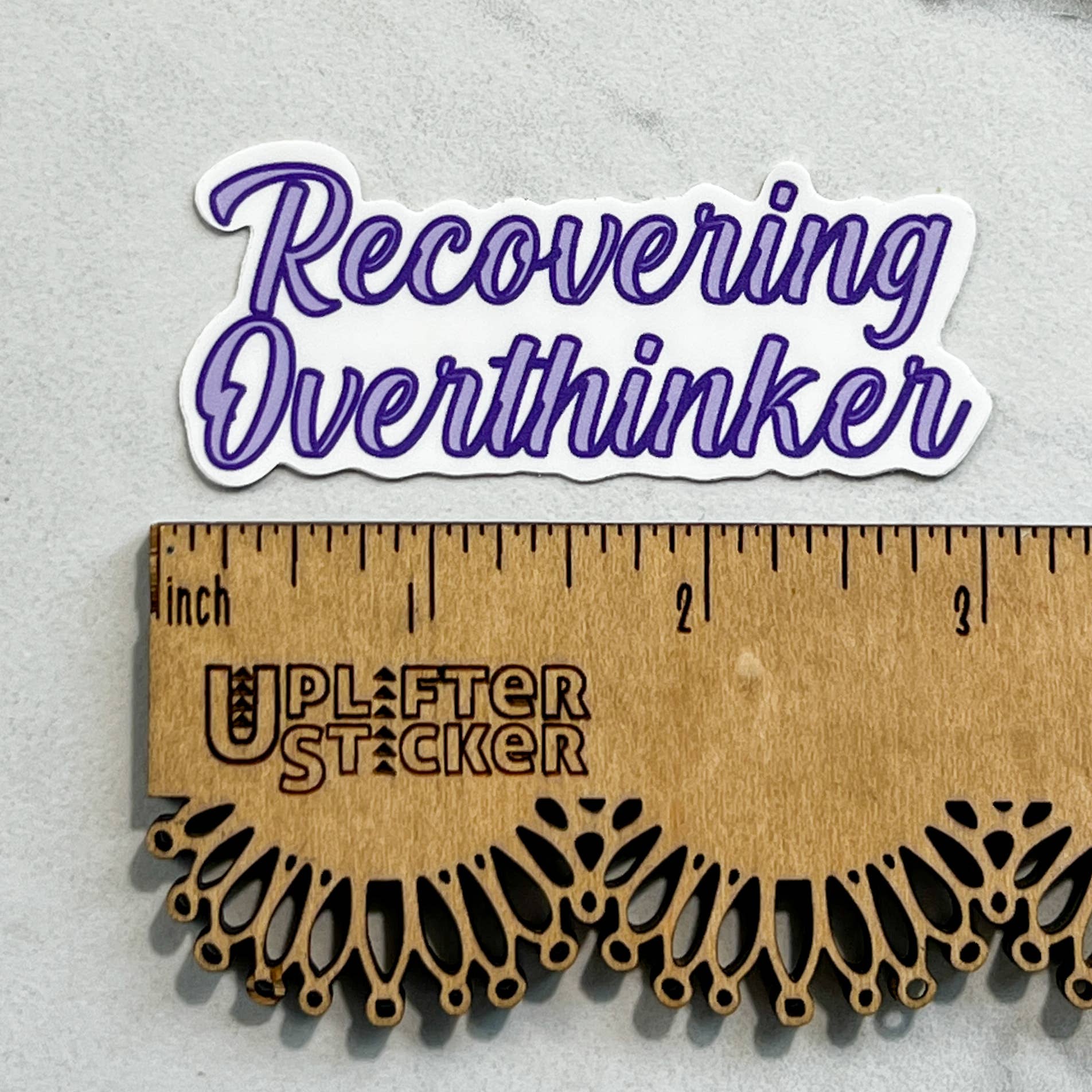 Uplifter Sticker – Engroshandel Klistermærke – Gendannelse af overthinker-klistermærke2
