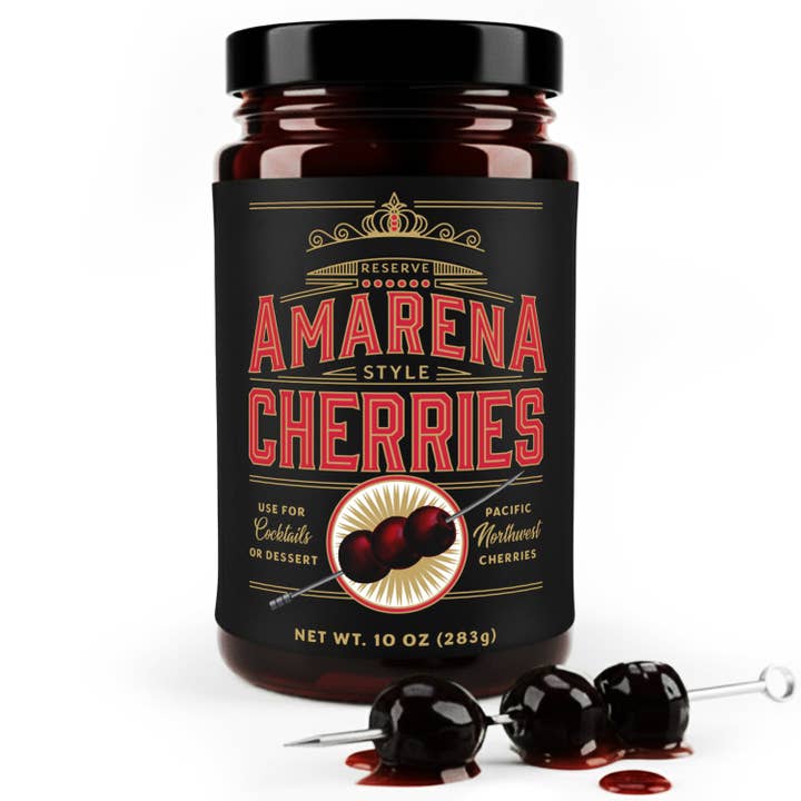 Amarena Cocktail Cherries for wholesale by Aged & Charred