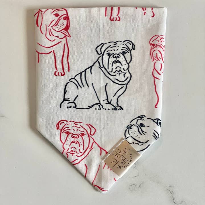 The Sunny Dog Co - Wholesale Pet Bandana - Dog - Georgia Bulldogs Bandana2