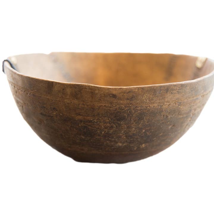 Vintage African Wooden Bowl for wholesale by Old New House