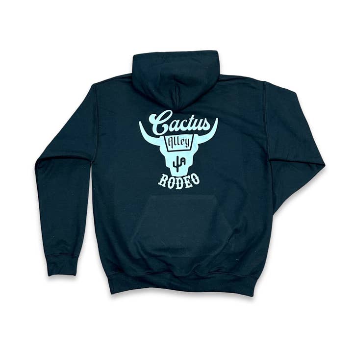 "Cactus Classic" - Black Adult Hoodie (2025) for wholesale by Cactus Alley Hat Co.