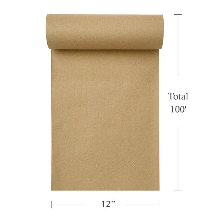 Wrapables.com - Wholesale Wrapping Paper Roll - Wrapables Kraft Paper Roll 12" x 100' for Gift Wrapping1