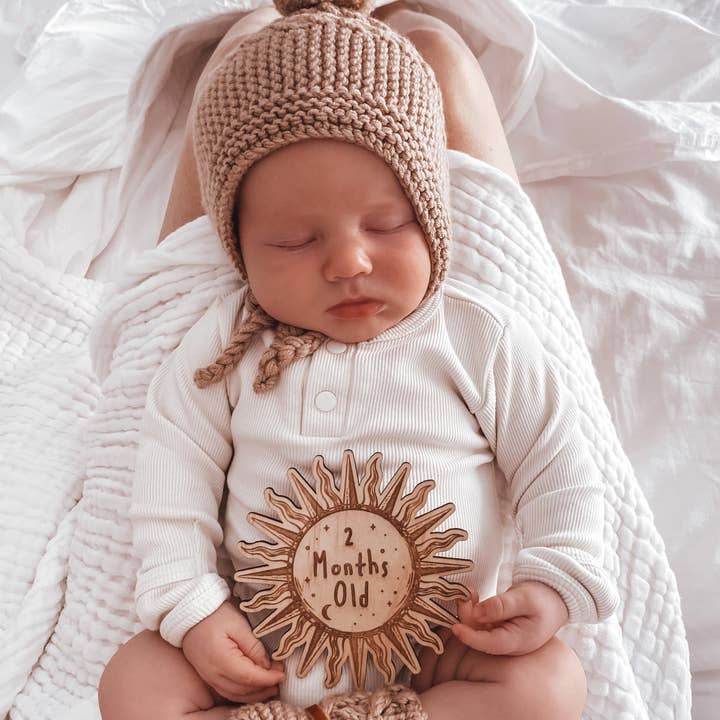 Luca & Co - Wholesale Milestone art/keepsake – Child & baby - Sun Milestones1