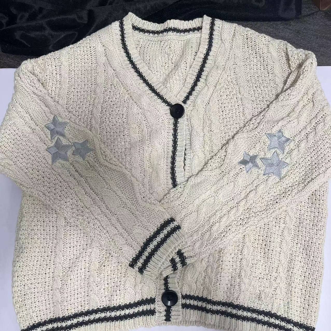 Mapcie - Wholesale Cardigan - Women's - STAR SWEATER CARDIGAN3