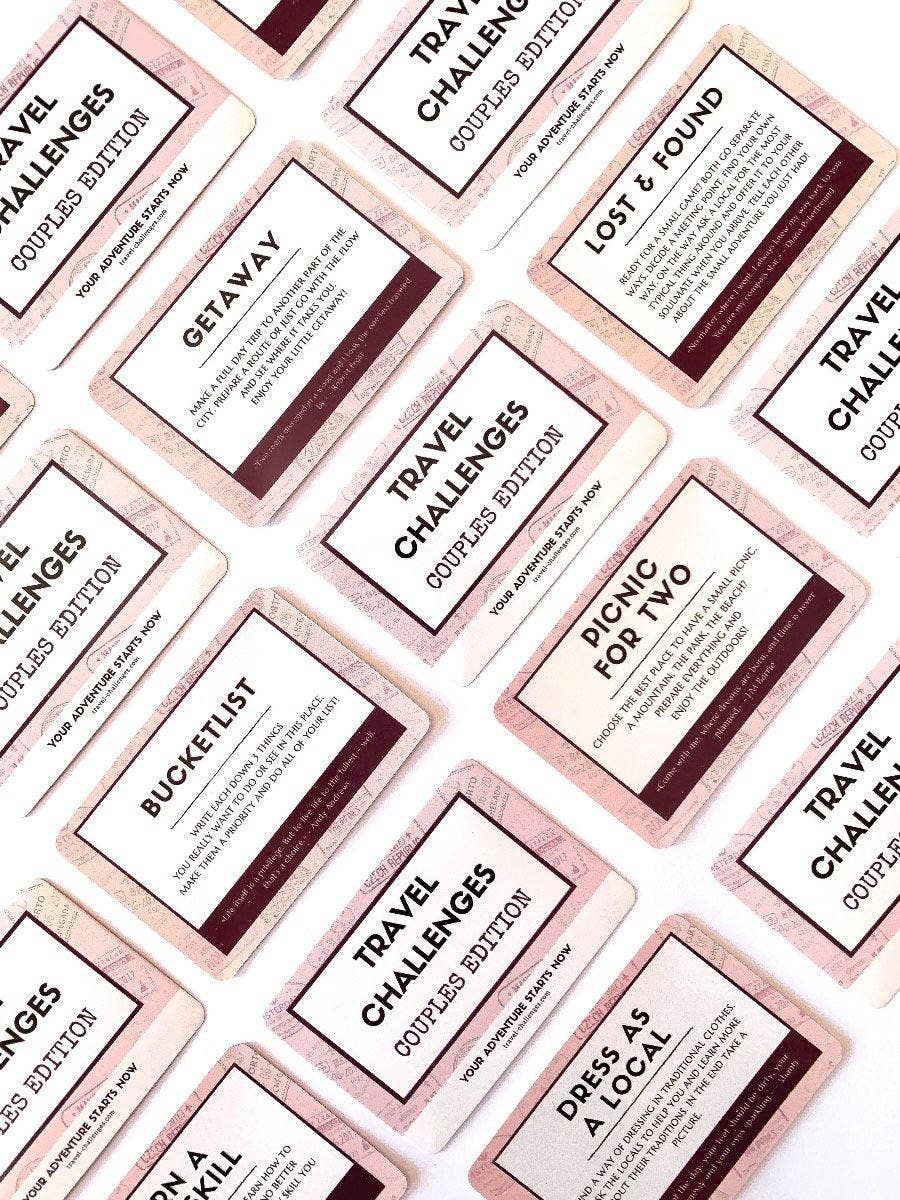Travel Challenges - Vendita all'ingrosso Giochi di carte - Sfide da viaggio - Edizione coppie8