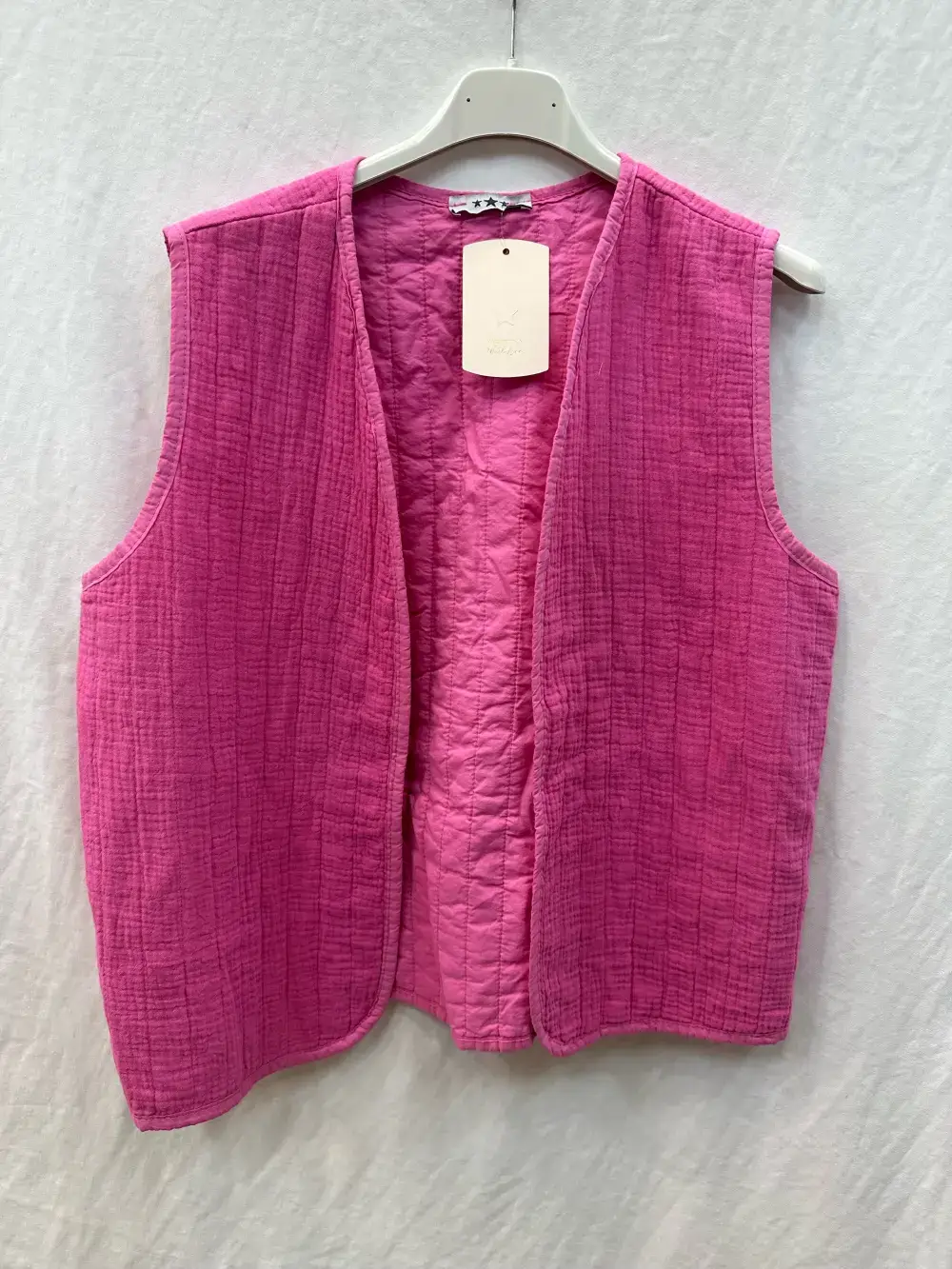 Mimi & Gogo – wholesale Outerwear Vest - Women’s – Plain quilted vest @5232_GiUniMatelasse12