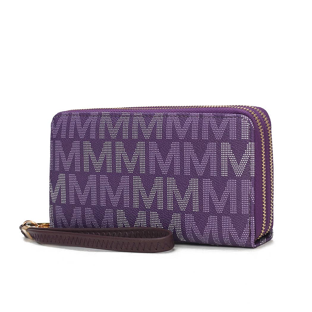 MKF Collection – Carteira - Mulher por atacado – Bolsa de Pulseira Hofstra M Signature Wallet para Mulher da Mia K7