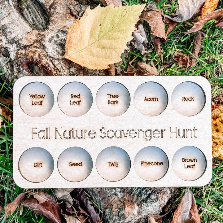 Fall Scavenger Hunt Board for wholesale by Hudson Valley Makers Co.