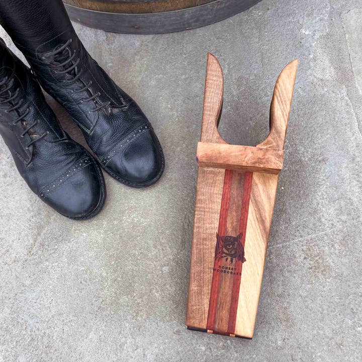 Honest Woodcraft – Großhandel Schuhanzieher – Unisex – Boot Jack Boot Pull für Pferd, Mädchen, Geschenk für Pferdeliebhaber4
