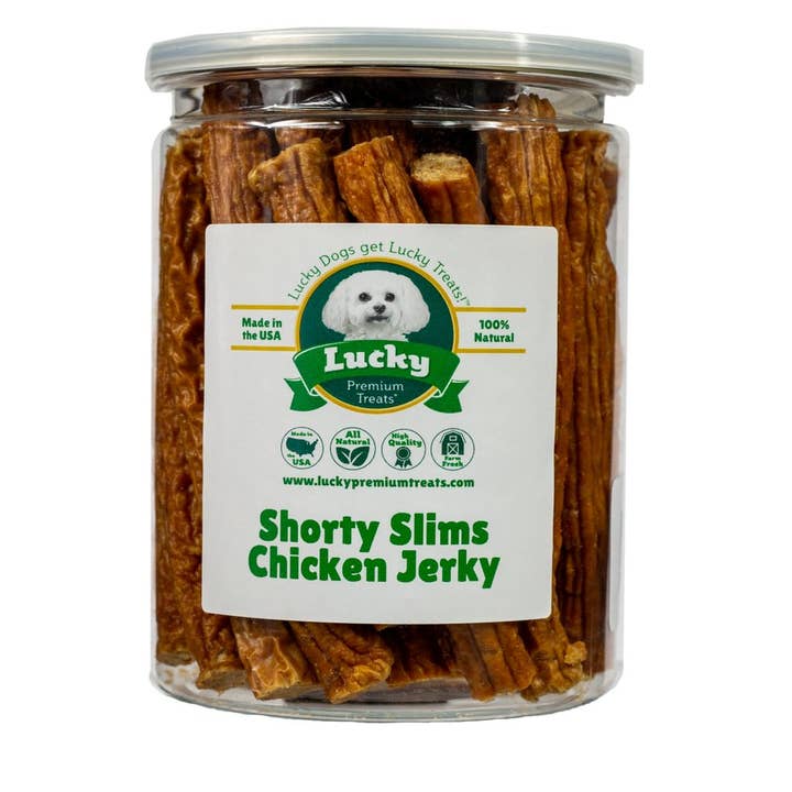 Lucky Premium Treats - Wholesale Pet Treats - Dog - Shorty Slims - Chicken