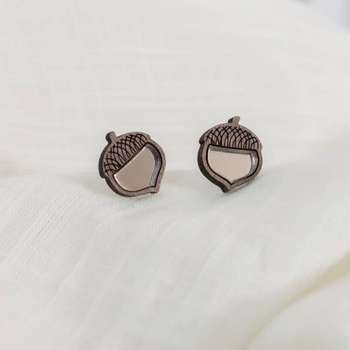 Ohrstecker Eichel für den Großhandel von Elise Design Company