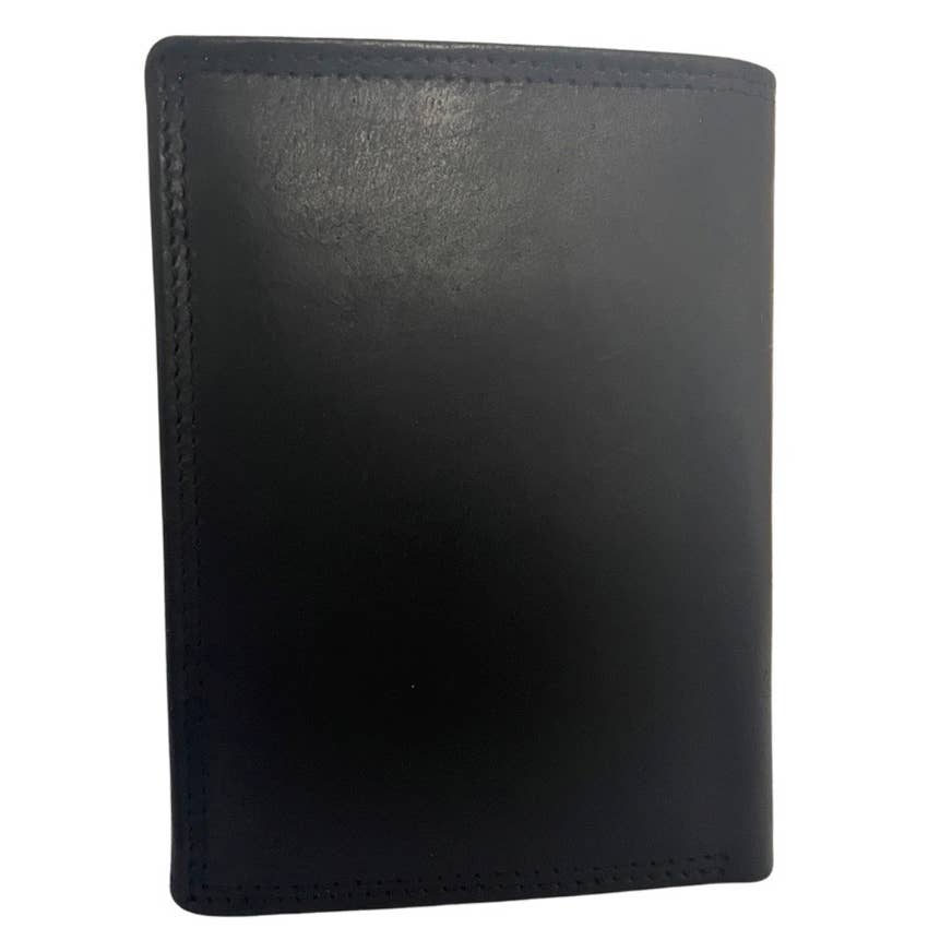 Arrigo - Vente Portefeuille – homme - Portefeuille homme en cuir de buffle - Portefeuille pliant - Protection RFID12