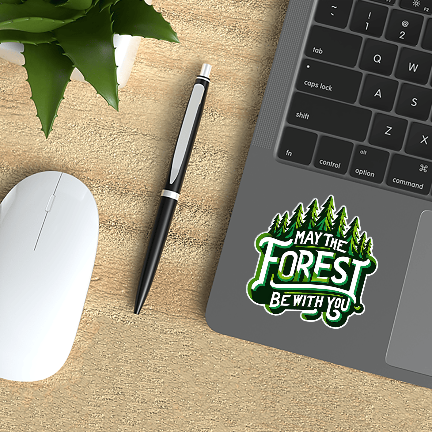 Sticker Atlas – wholesale Sticker – Forest Be With You Sticker4