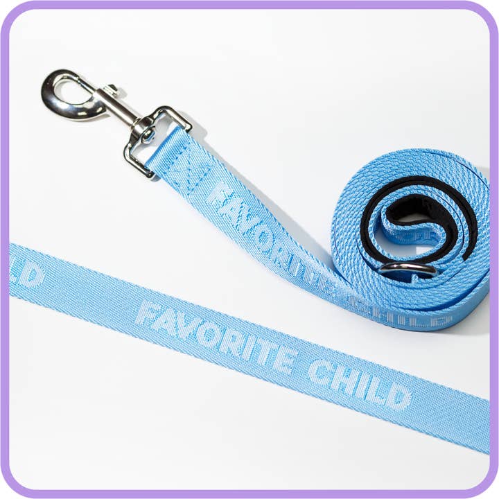 Favorite Child Sky Blue - Dog Leash for wholesale by Pretty Alright Goods
