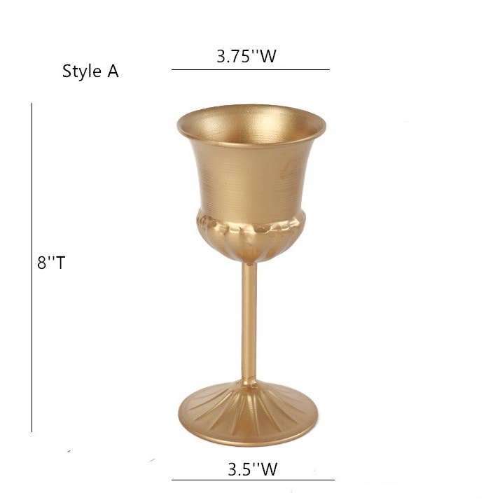 Sweet Home Deco - Wholesale Vase - Metal Gold Floral Holders, Centerpiece Vases, Brass Pin Frog7