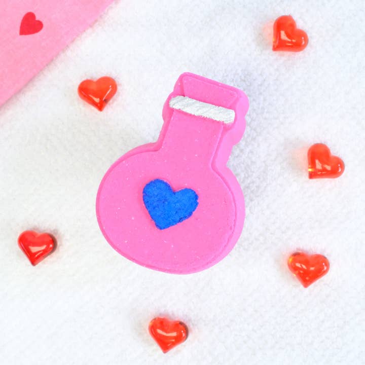 Love Potion -Bath Bomb for wholesale by Happy Hippo Bath