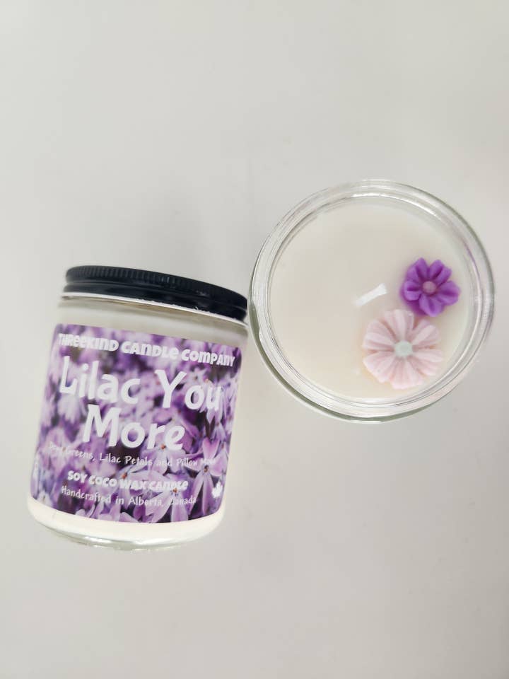 Lilac You More for wholesale by Threekind Candle Company