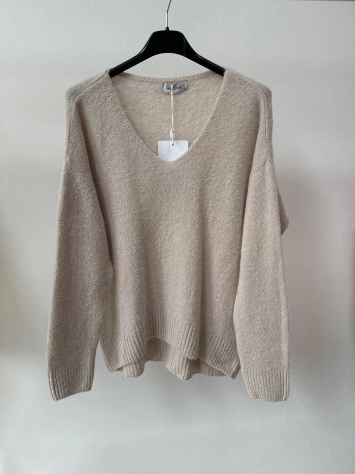 NOELINE - Wholesale Knit Sweater - Women's - Superfine alpaca sweater 76114