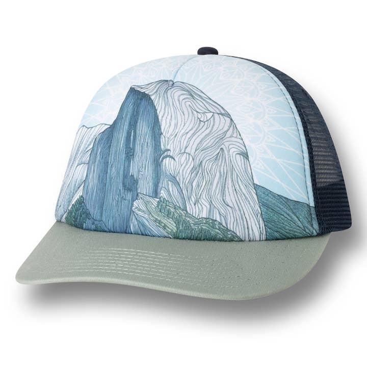 Half Dome Trucker Hat for wholesale by SAGE TO SUMMIT