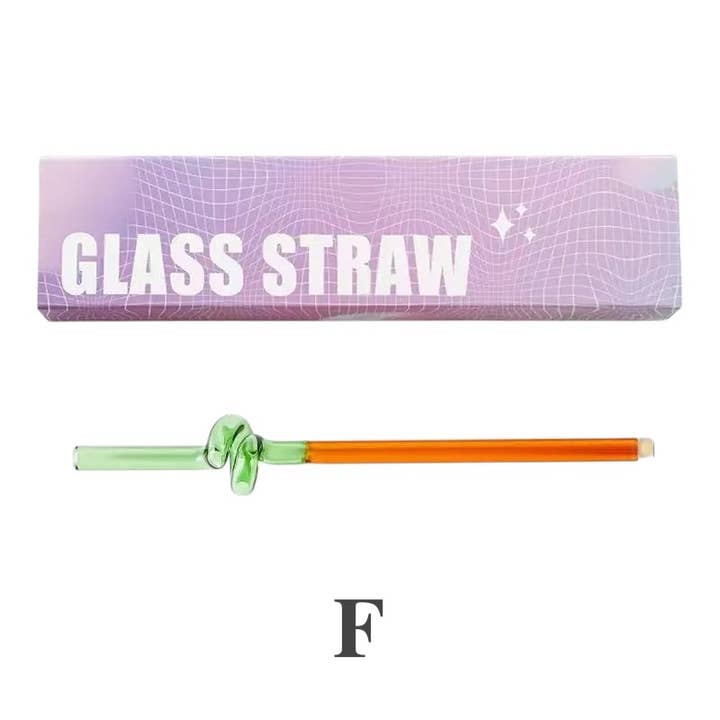 IVORE.GROUP (We cover All Import duty) – wholesale Drinking straw – Artistry Style Glass Straws7