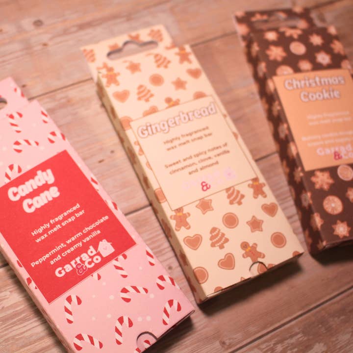 Christmas Wax Melt Snap Bars (Copy) for wholesale by Garrad & Co