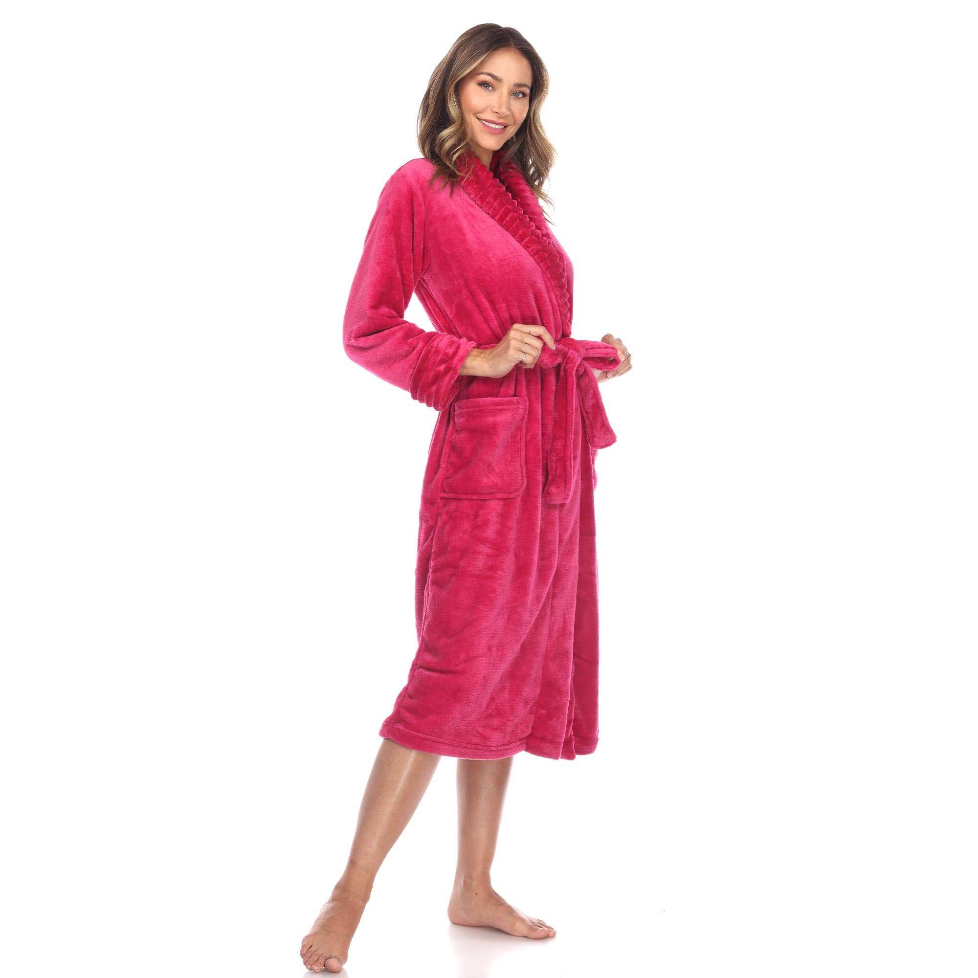 WHITE MARK - Wholesale Robe – Women's - Super Soft Lounge Robe5