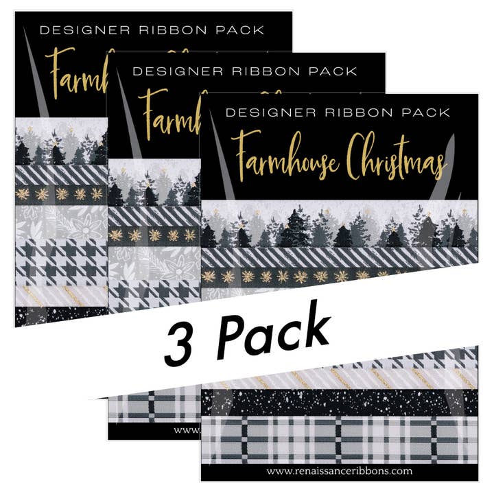 Pack de Conception de Noël Ferme - PRO 3 PACK pour la vente par Renaissance Ribbons