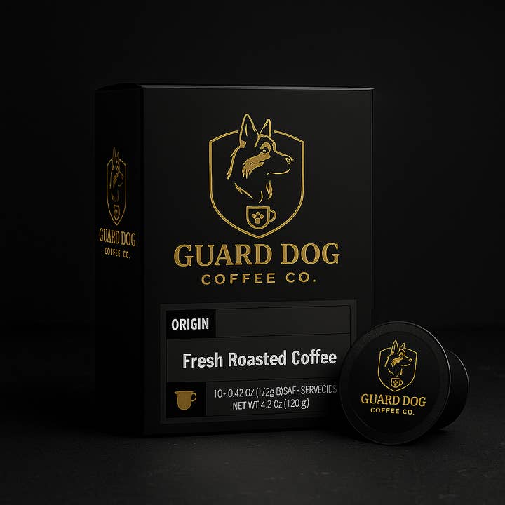 Dosettes Mélange Cowboy pour la vente par Guard Dog Coffee