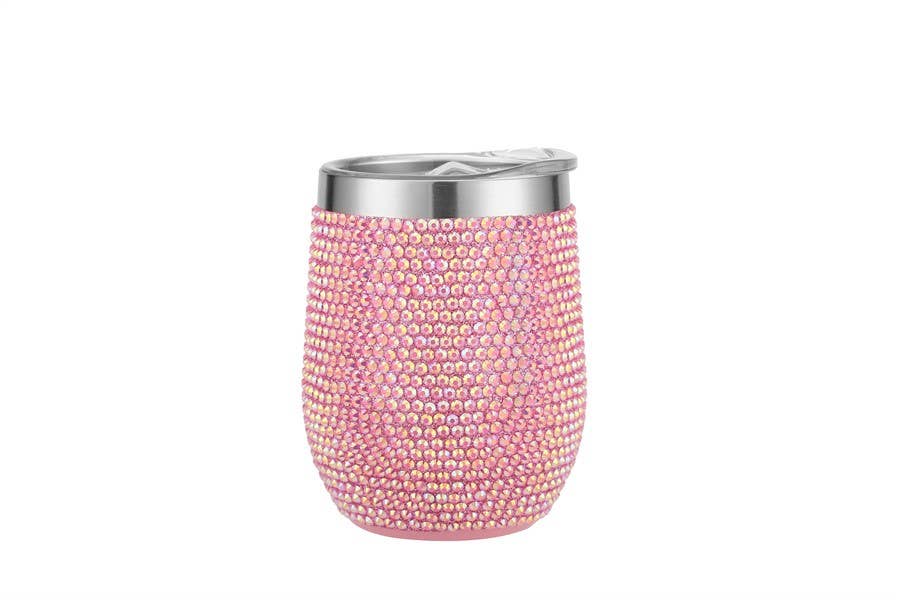 Nima Accessories Inc - Wholesale Insulated Mug/Tumbler - Rhinestone 12 oz Tumbler Cup5