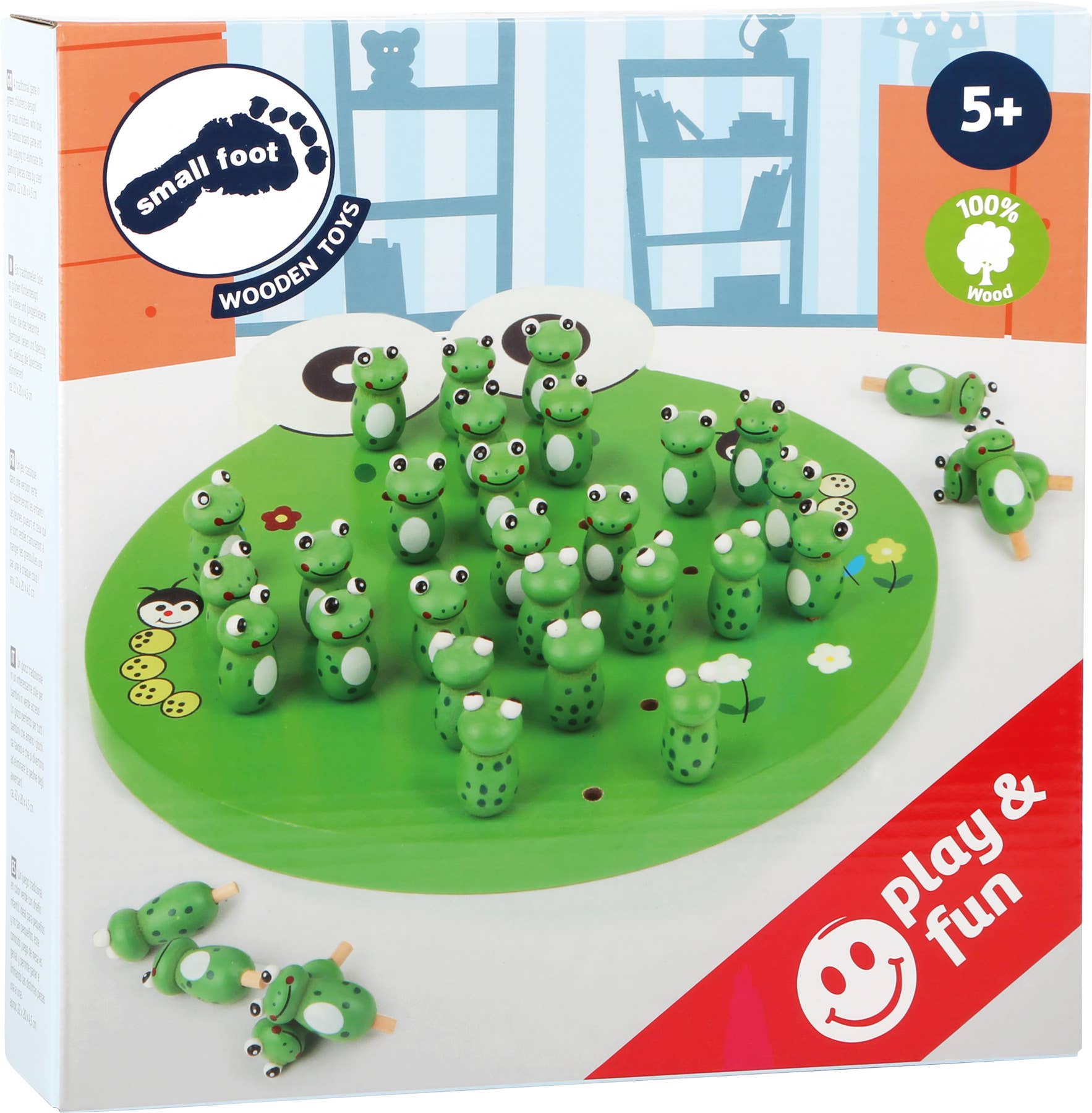 small foot - Vente Jeux de société - Jeu de Solitaire Grenouille2