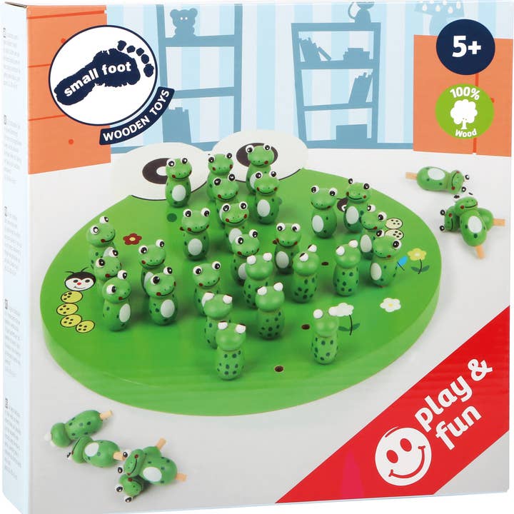 small foot - Vente Jeux de société - Jeu de Solitaire Grenouille2