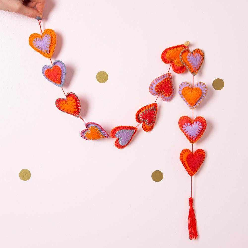 Wool Couture Company - Wholesale Craft Sewing Kit - Handful of Hearts Felt Craft Kit4