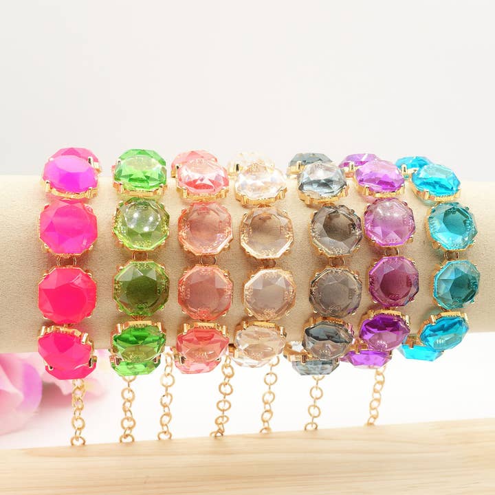 Daemon srls - Wholesale Charm/Dangle Bracelet - YVONNE - BRACCIALE con cristalli sfaccettati13