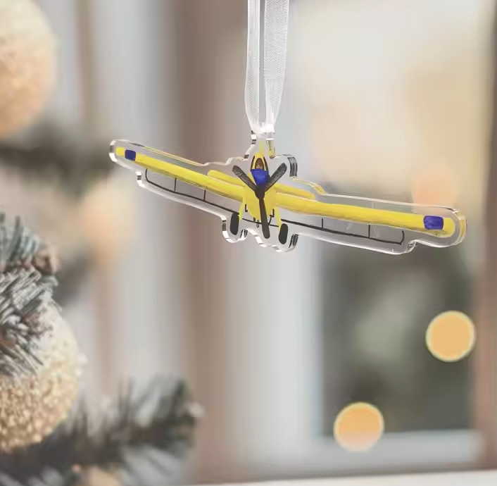 Casey Andrews Art – Großhandel Verzierung – Acryl-Ornament Crop Duster, Landwirtschaftsflugzeug3