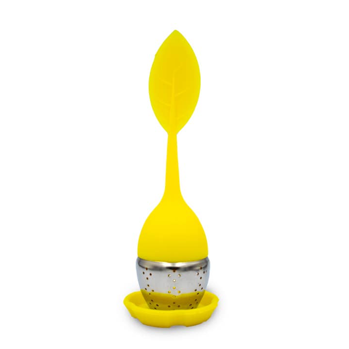 Silikon-teboll – gul för wholesale av MysteryTea®