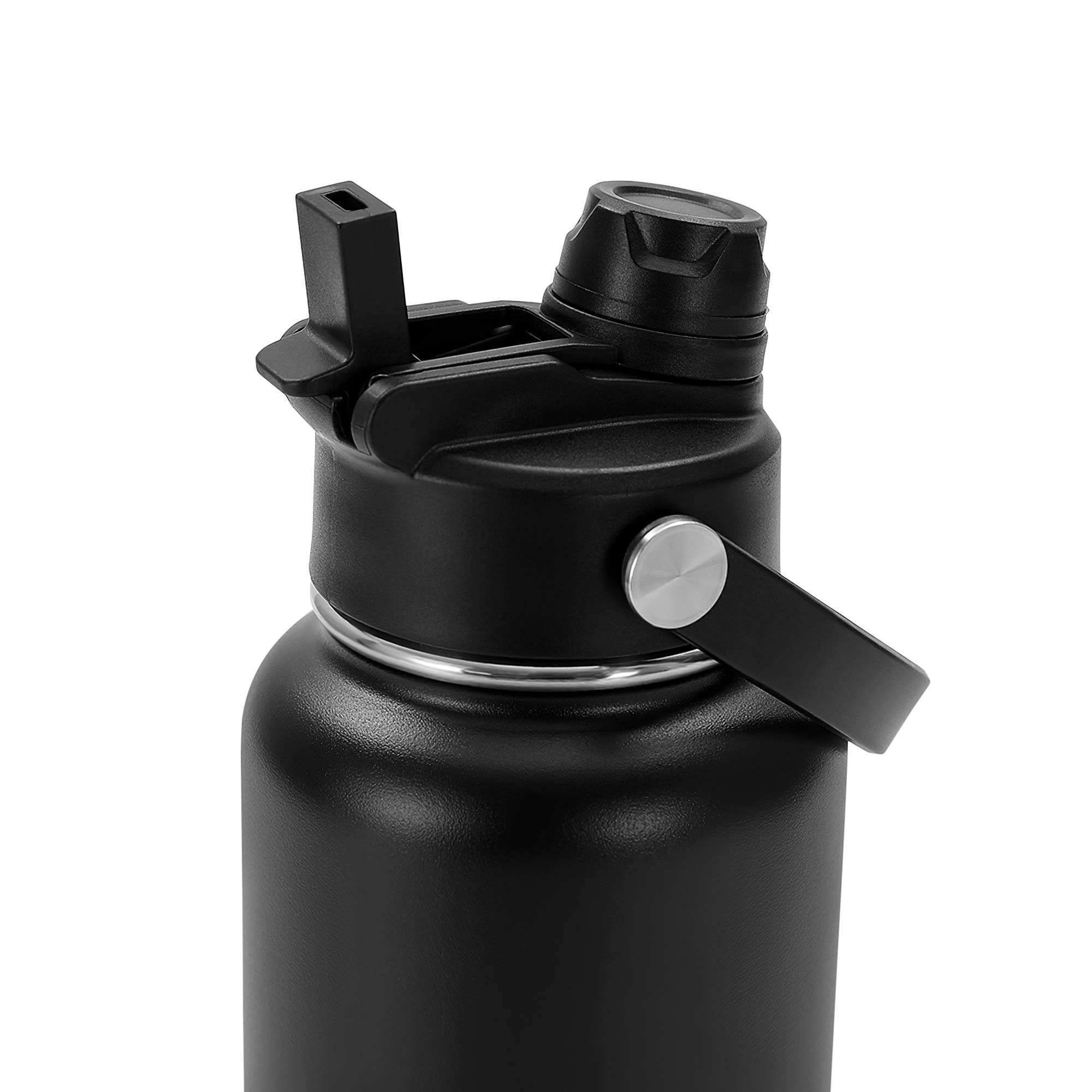 MakerFlo - Wholesale Water Bottle - Makerflo 32 oz Hydro Powder Coated Water Bottle, 2-in-1 Lid12