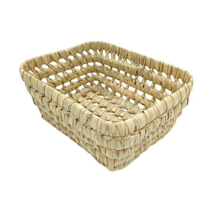 Cesta de vime, cesto de palmeira marroquina, caixa de rattan por atacado de ZocoChic