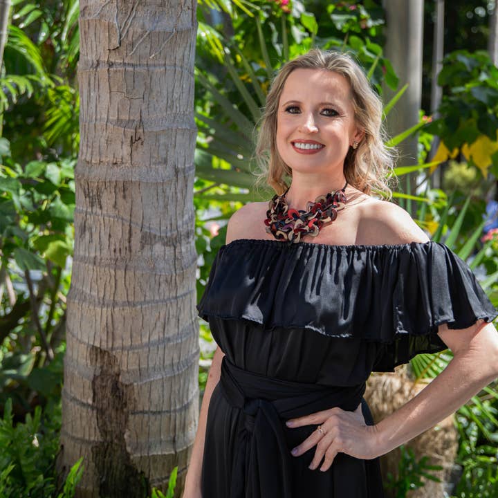 Organic Tagua Jewelry - Vendita all'ingrosso Collane a bavaglio - Collana Vero3