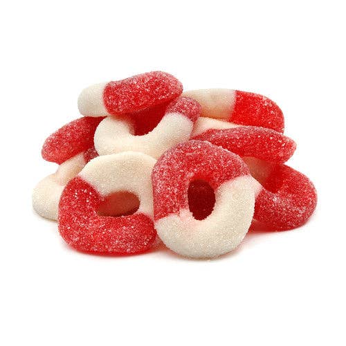 Jovy Cherry Gummi Rings 5lbs for wholesale by Royal Wholesale