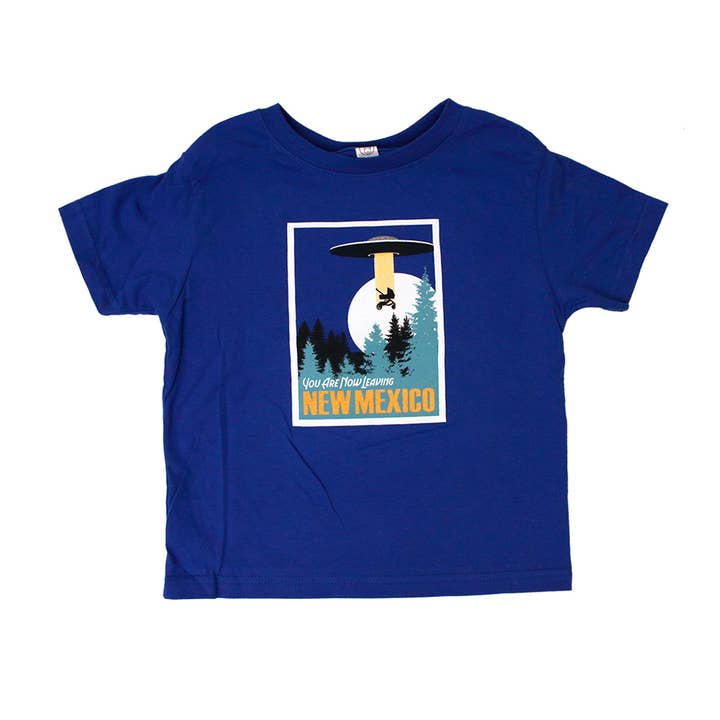 Now Leaving New Mexico - T-shirt bleu royal pour tout-petit pour la vente par Metal the Brand