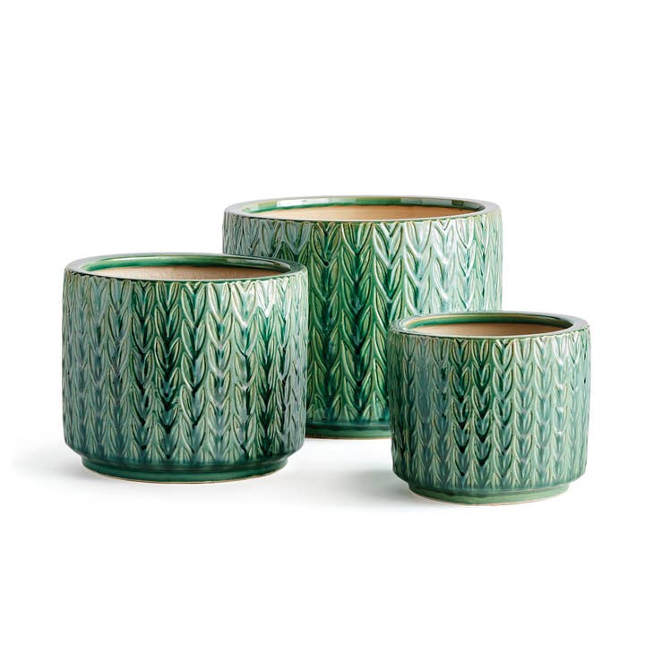 Anila Pots - Green for wholesale by Napa Home & Garden
