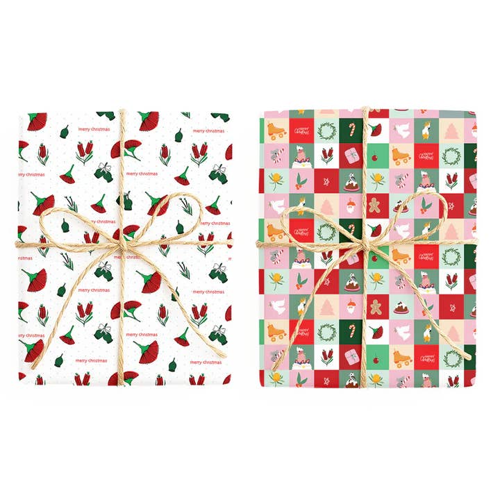 Australian Floral Christmas / Christmas Tiles for wholesale by To The Moon and Back Prints