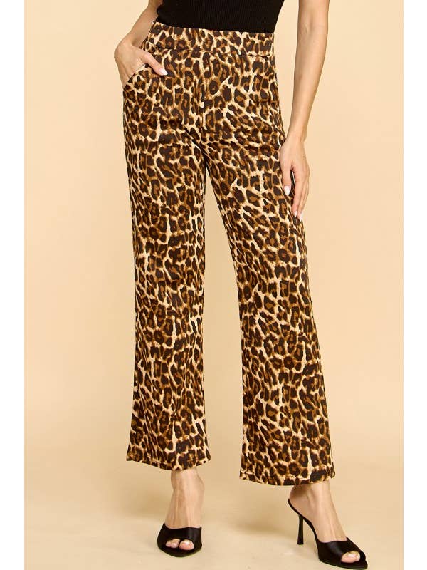 AS SHOWN SCUP18S-T LEOPARD PRINT STRAIGHT PANTS for wholesale on Faire2
