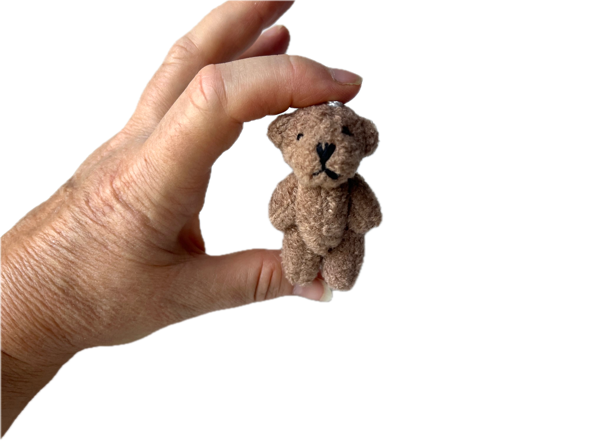 The Gifted Rat - Wholesale Stuffed/Plush Toy - Kids & Baby - Small Brown Stuffed Teddy Bear Pocket Pal Keychain Backpack 1