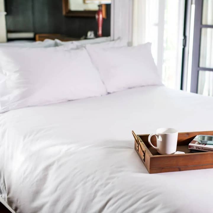 Blanc Draps en coton peigné blanc T-300 en vente sur Faire