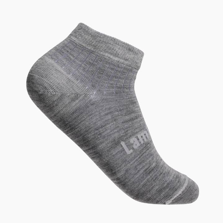 Meias de Tornozelo em Lã Merino | HOMEM | Essencial | Cinzento por atacado de Lamington Socks