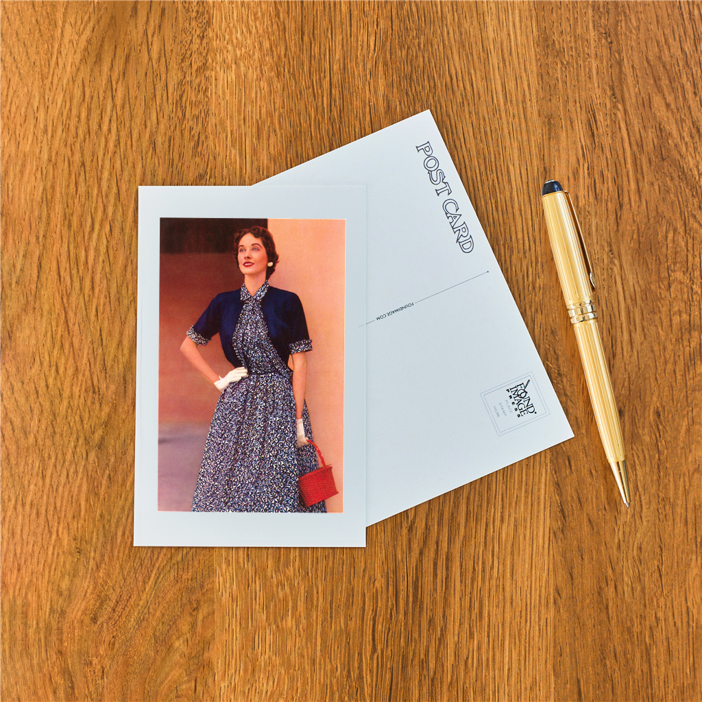 Found Image Press – Postal por atacado – Cartão Postal FN-62 Vestido Fifties1