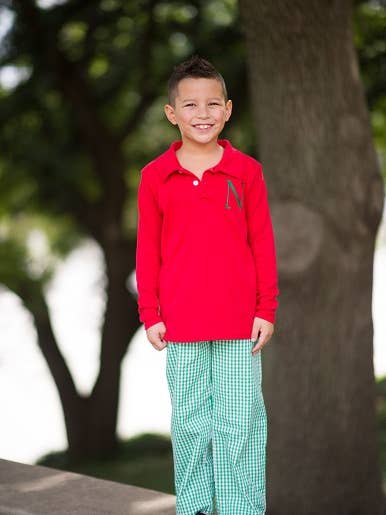 SALE Classic Gingham Pants - Green for wholesale by Love That Cotton