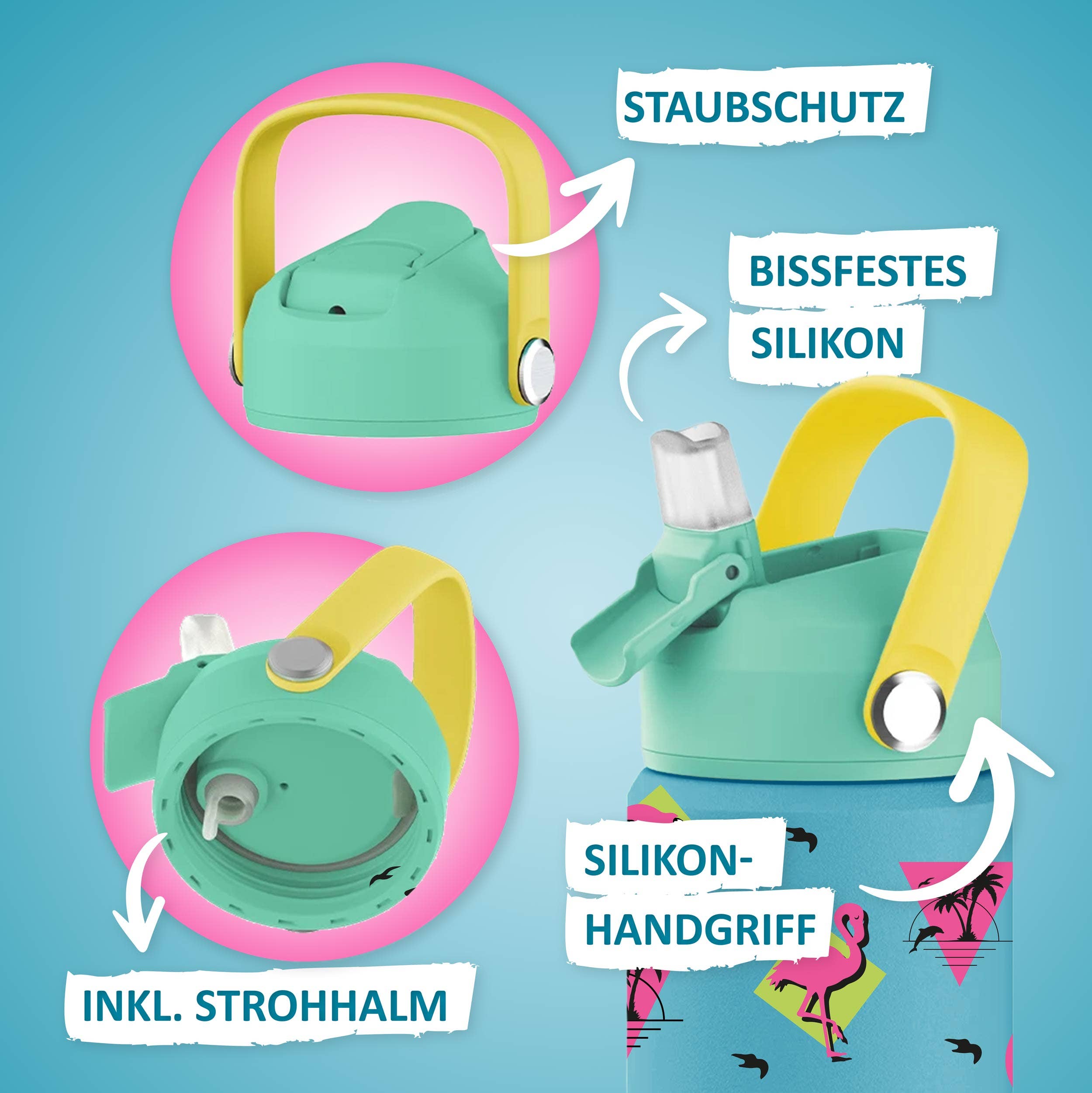 Brandt & Rieck GbR – wholesale Vattenflaska – Vattenflaska - 350 ml - Miami Beach2